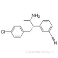 Benzonitrilo, 3 - [(1S, 2S) -2-amino-1 - [(4-clorofenil) metil] propilo] - CAS 732982-66-0